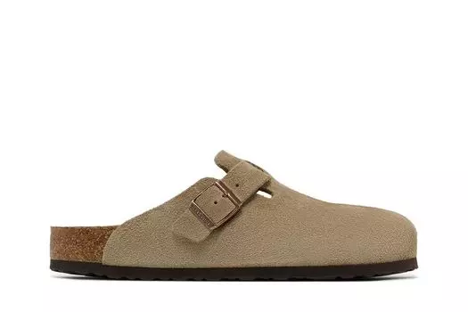 Кроссовки Birkenstock Boston Soft Footbed Suede Taupe, желто-коричневый