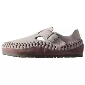Кроссовки Birkenstock London Braided Kith Lilac Ash, серый