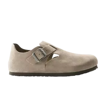 Кроссовки Birkenstock London Suede Leather Taupe, кремовый