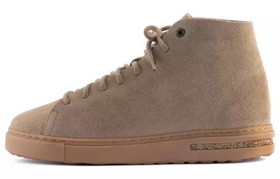 Кроссовки Birkenstock Skateboarding Shoes Unisex High-top Taupe, коричневый