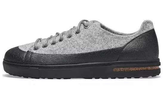 Кроссовки Birkenstock Skateboarding Shoes Unisex Low-top Pebble Gray, серый