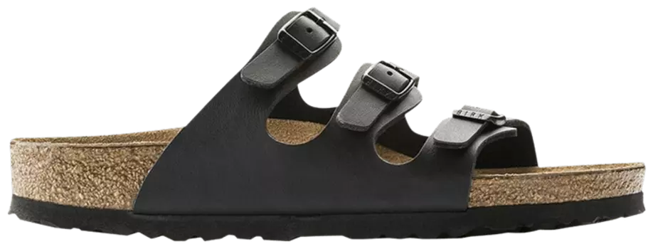Кроссовки Birkenstock Wmns Florida Soft Footbed Birko-Flor 'Black', черный