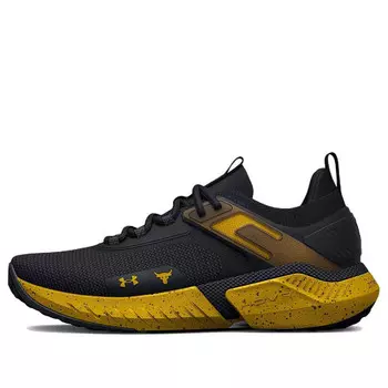 Кроссовки black adam x project rock 5 'anti hero' Under Armour, черный