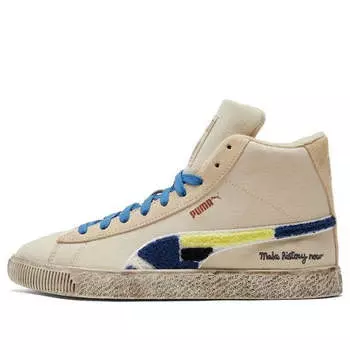 Кроссовки black fives x clyde mid Puma, коричневый