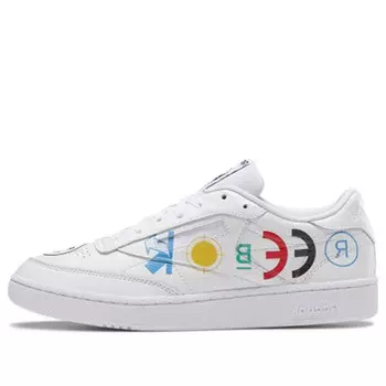 Кроссовки blackeyepatch x club c 85 'white' Reebok, белый