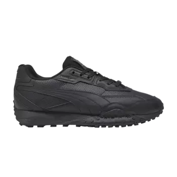 Кроссовки Blacktop Rider Leather 'Black', черный