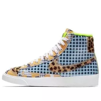 Кроссовки blaze mid gel 'wild print - flannel' Nike, мультиколор