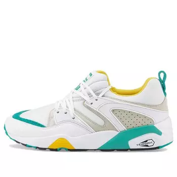 Кроссовки blaze of glory retro 'white spectra green' Puma, белый