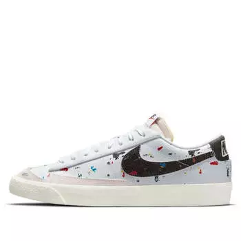 Кроссовки blazer low '77 'paint splatter' Nike, белый