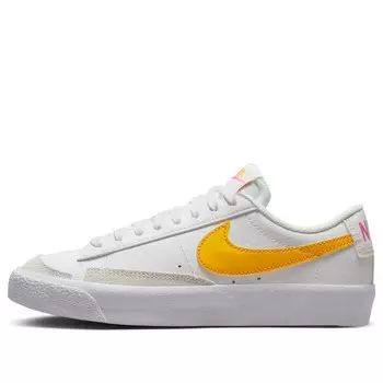 Кроссовки blazer low '77 'summit white university gold' Nike, белый