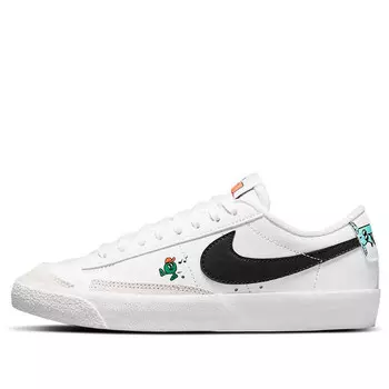 Кроссовки blazer low '77 'the world is your playground' Nike, белый
