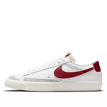 Кроссовки blazer low '77 vintage 'team red' Nike, белый
