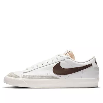 Кроссовки blazer low '77 vintage 'white chocolate' Nike, белый