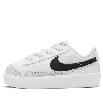Кроссовки blazer low '77 'white black' Nike, белый