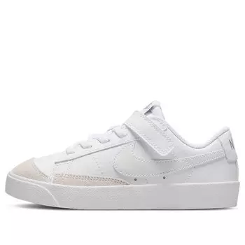 Кроссовки blazer low '77 'white flat pewter' Nike, белый