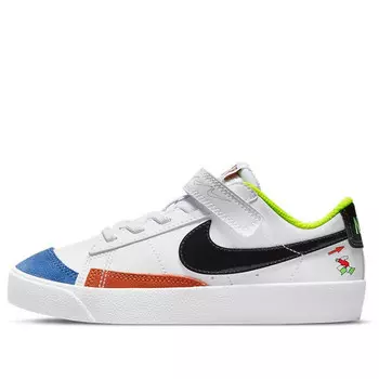 Кроссовки blazer low '77 'white multi' Nike, белый