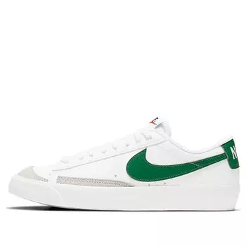 Кроссовки blazer low '77 'white pine green' Nike, белый
