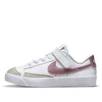 Кроссовки blazer low '77 'white pink glaze' Nike, белый