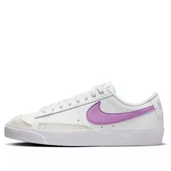 Кроссовки blazer low '77 'white rush fuchsia' Nike, белый