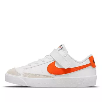 Кроссовки blazer low '77 'white team orange' Nike, белый