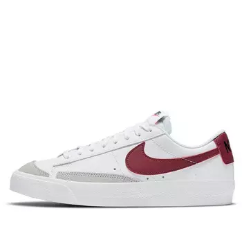 Кроссовки blazer low '77 'white team red' Nike, белый