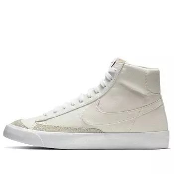Кроссовки blazer mid '77 canvas 'sail' Nike, белый