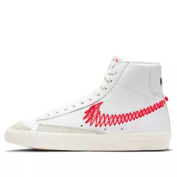 Кроссовки blazer mid '77 'double zig zag-stitched swoosh' Nike, белый