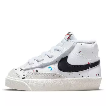 Кроссовки blazer mid '77 'paint splatter' Nike, белый