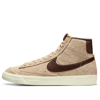 Кроссовки blazer mid '77 premium 'rattan light chocolate' Nike, коричневый