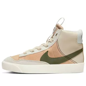 Кроссовки blazer mid '77 se 'dance - sanddrift medium olive' Nike, желтый