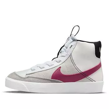 Кроссовки blazer mid '77 se 'dance - white rush maroon' Nike, белый
