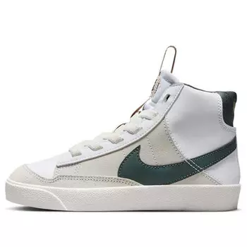 Кроссовки blazer mid '77 se 'white vintage green' Nike, белый
