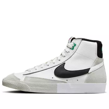 Кроссовки blazer mid 77 'split white black' Nike, белый