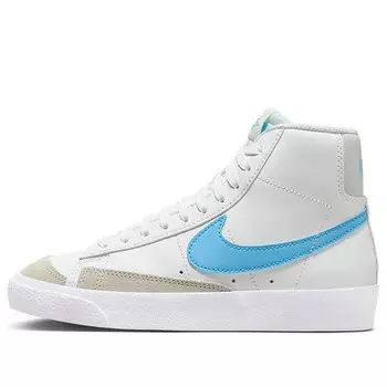 Кроссовки blazer mid '77 'summit white aquarius blue' Nike, белый