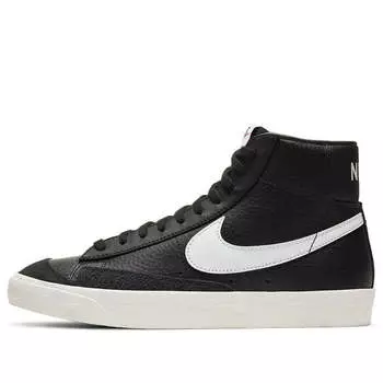 Кроссовки blazer mid '77 vintage 'black sail' Nike, черный
