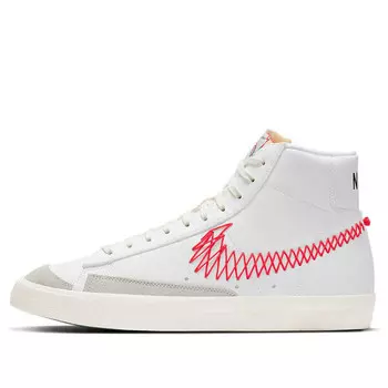 Кроссовки blazer mid '77 vintage 'double zig zag stitched swoosh' Nike, белый