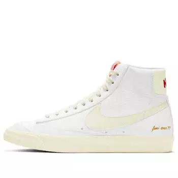 Кроссовки blazer mid '77 vintage 'popcorn' Nike, белый