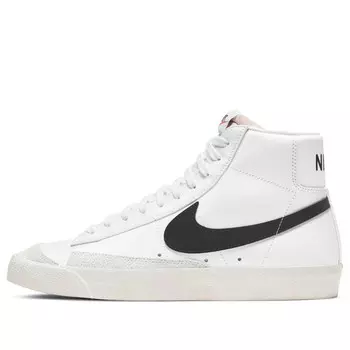 Кроссовки blazer mid '77 vintage 'white black' Nike, белый