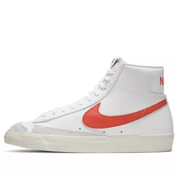 Кроссовки blazer mid '77 vintage 'white mantra orange' Nike, белый