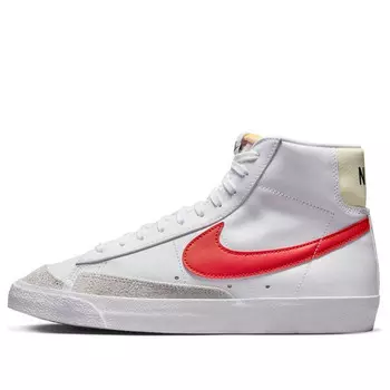 Кроссовки blazer mid '77 vintage 'white picante red' Nike, белый
