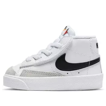 Кроссовки blazer mid '77 'white black' Nike, белый