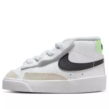 Кроссовки blazer mid '77 'white black volt' Nike, белый