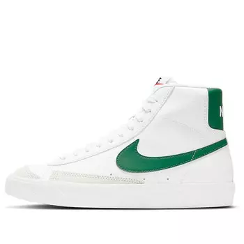 Кроссовки blazer mid '77 'white pine green' Nike, белый