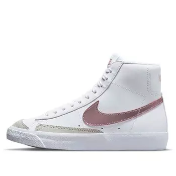 Кроссовки blazer mid '77 'white pink glaze' Nike, белый