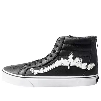Кроссовки blends x peanuts x sk8-hi reissue zip 'snoopy bones' Vans, черный