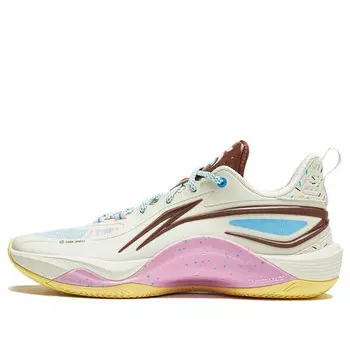 Кроссовки блестят на корте Li-Ning, бежевый
