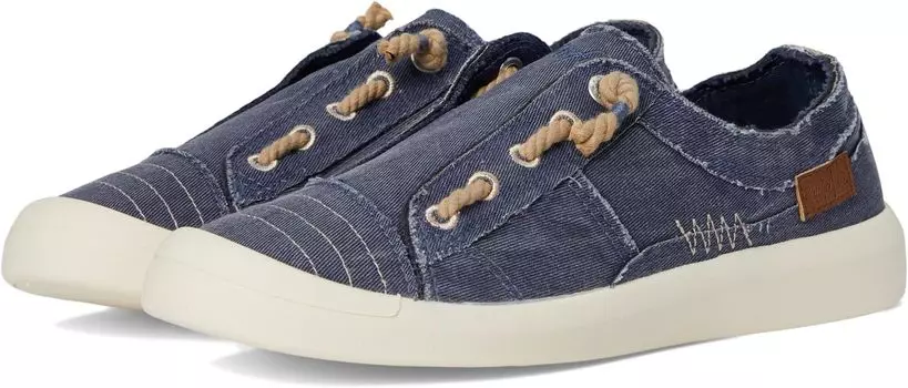 Кроссовки Blowfish Malibu Beachside Slip On Shoes, цвет Navy Twill Fabric