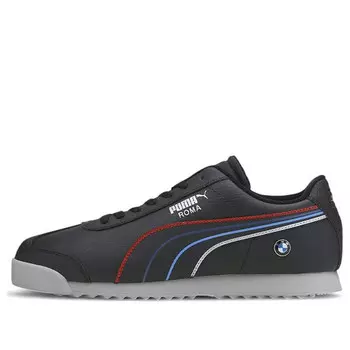 Кроссовки bmw motorsport x roma 'tricolor stripes - black' Puma, черный