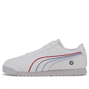 Кроссовки bmw motorsport x roma 'tricolor stripes' Puma, белый