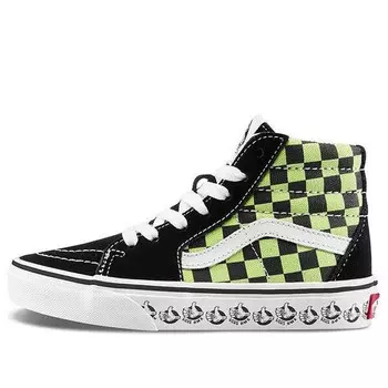 Кроссовки bmx sk8-hi zip 'black sharp green' Vans, зеленый